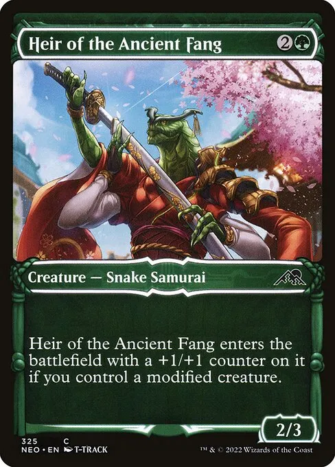 Heir of the Ancient Fang — Kamigawa: Neon Dynasty