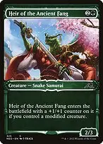 Heir of the Ancient Fang — Kamigawa: Neon Dynasty