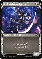 Blade-Blizzard Kitsune — Kamigawa: Neon Dynasty