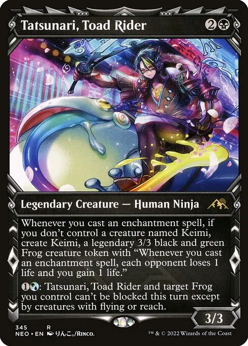 Tatsunari, Toad Rider — Kamigawa: Neon Dynasty