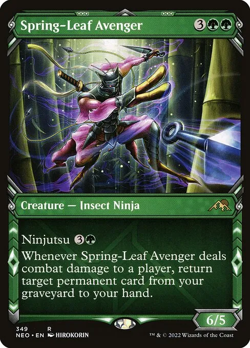 Spring-Leaf Avenger — Kamigawa: Neon Dynasty