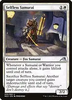 Selfless Samurai — Kamigawa: Neon Dynasty