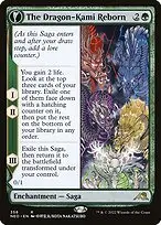 The Dragon-Kami Reborn // Dragon-Kami's Egg — Kamigawa: Neon Dynasty