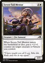 Seven-Tail Mentor — Kamigawa: Neon Dynasty