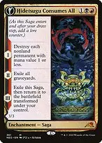 Hidetsugu Consumes All // Vessel of the All-Consuming — Kamigawa: Neon Dynasty