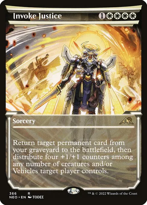 Invoke Justice — Kamigawa: Neon Dynasty