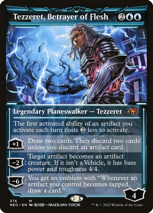 Tezzeret, Betrayer of Flesh — Kamigawa: Neon Dynasty