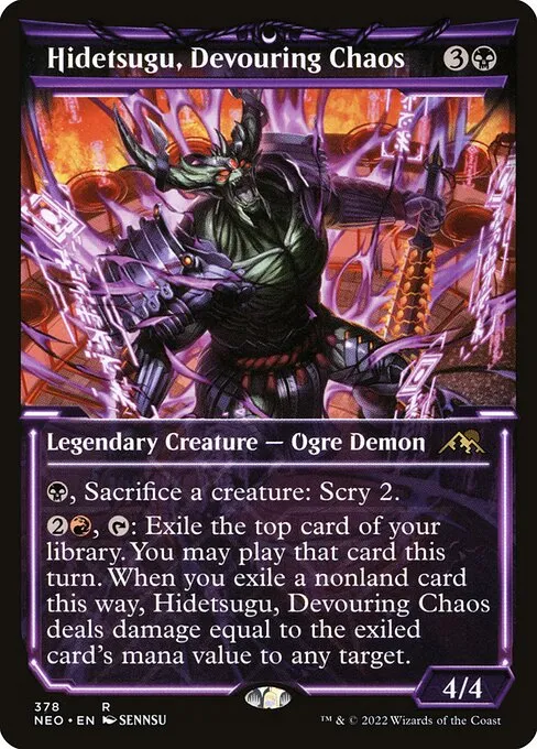 Hidetsugu, Devouring Chaos — Kamigawa: Neon Dynasty