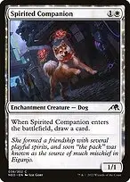 Spirited Companion — Kamigawa: Neon Dynasty