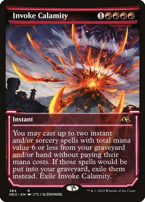 Invoke Calamity — Kamigawa: Neon Dynasty