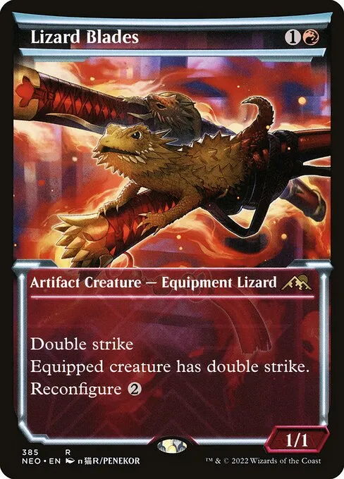 Lizard Blades — Kamigawa: Neon Dynasty