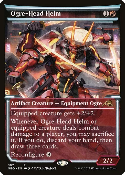 Ogre-Head Helm — Kamigawa: Neon Dynasty