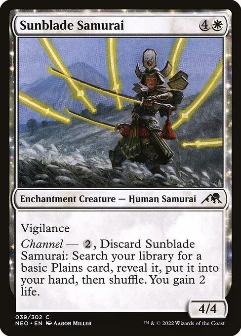 Sunblade Samurai — Kamigawa: Neon Dynasty