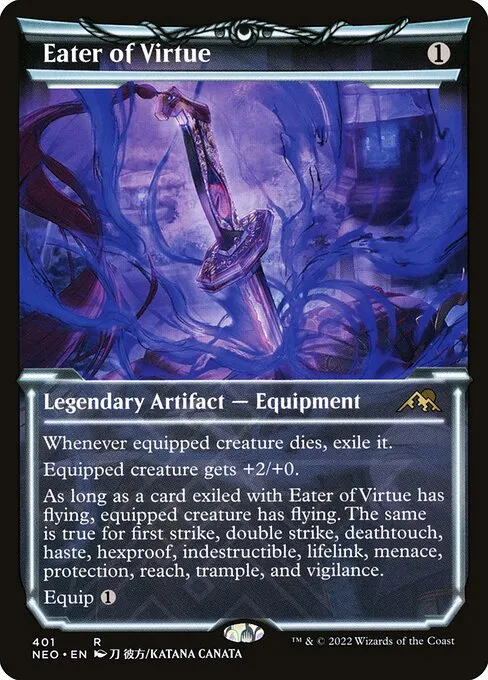 Eater of Virtue — Kamigawa: Neon Dynasty