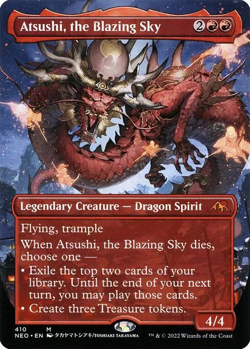 Atsushi, the Blazing Sky — Kamigawa: Neon Dynasty