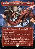Atsushi, the Blazing Sky — Kamigawa: Neon Dynasty