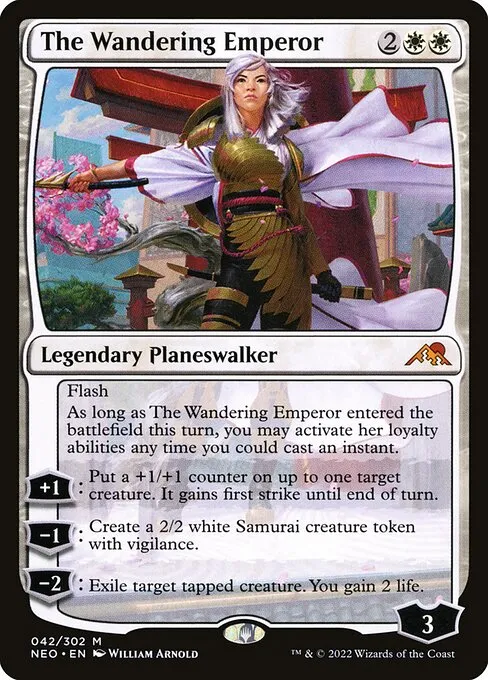 The Wandering Emperor — Kamigawa: Neon Dynasty