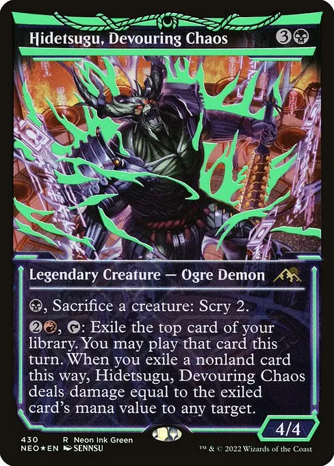 Hidetsugu, Devouring Chaos — Kamigawa: Neon Dynasty