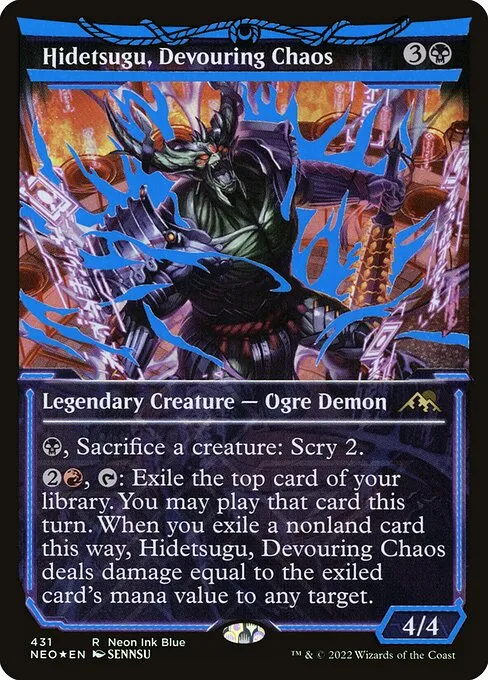 Hidetsugu, Devouring Chaos — Kamigawa: Neon Dynasty