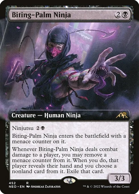 Biting-Palm Ninja — Kamigawa: Neon Dynasty