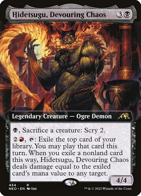 Hidetsugu, Devouring Chaos — Kamigawa: Neon Dynasty