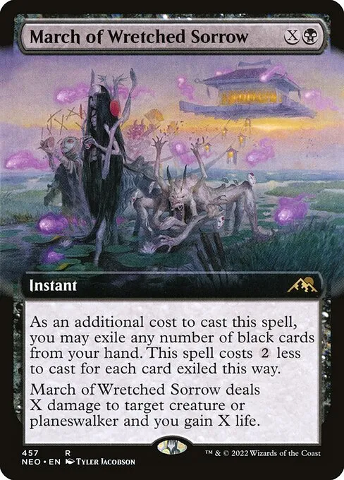 March of Wretched Sorrow — Kamigawa: Neon Dynasty