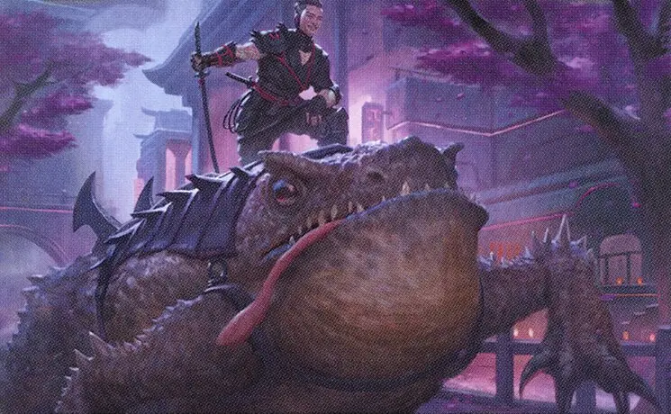 Art detail — Tatsunari, Toad Rider