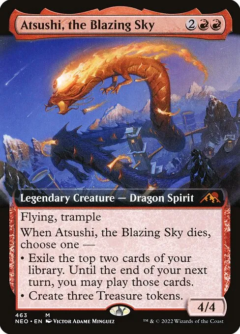 Atsushi, the Blazing Sky — Kamigawa: Neon Dynasty