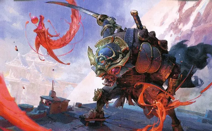 Art detail — Goro-Goro, Disciple of Ryusei