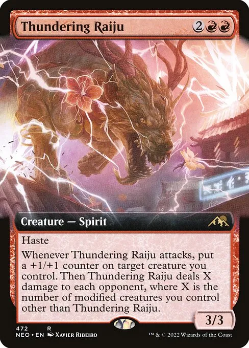 Thundering Raiju — Kamigawa: Neon Dynasty