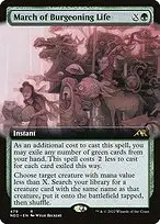 March of Burgeoning Life — Kamigawa: Neon Dynasty