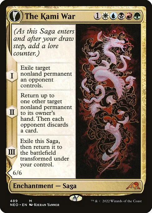 The Kami War // O-Kagachi Made Manifest — Kamigawa: Neon Dynasty