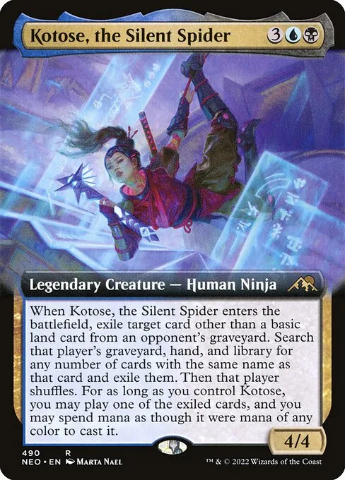 Kotose, the Silent Spider — Kamigawa: Neon Dynasty