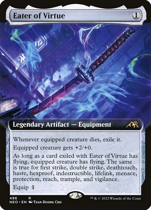 Eater of Virtue — Kamigawa: Neon Dynasty
