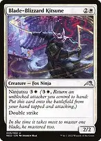 Blade-Blizzard Kitsune — Kamigawa: Neon Dynasty