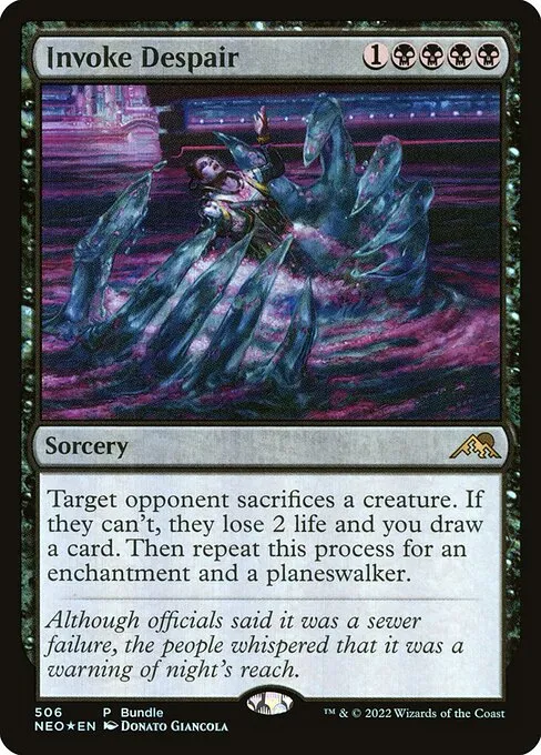 Invoke Despair — Kamigawa: Neon Dynasty