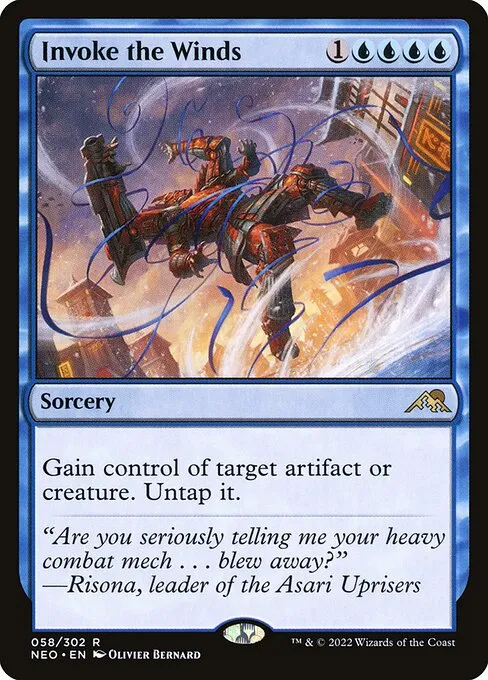 Invoke the Winds — Kamigawa: Neon Dynasty