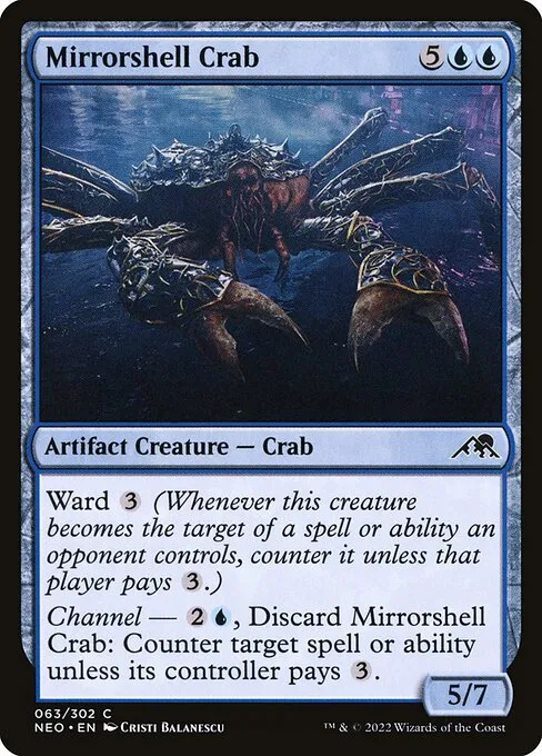 Mirrorshell Crab — Kamigawa: Neon Dynasty