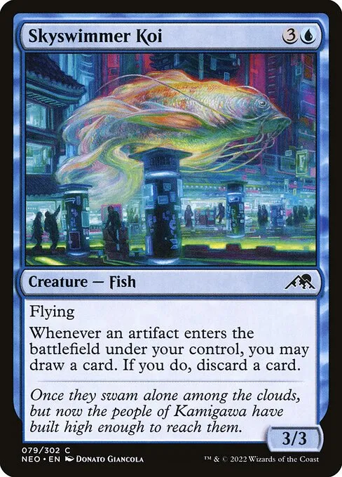 Skyswimmer Koi — Kamigawa: Neon Dynasty