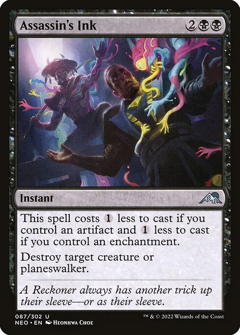 Assassin's Ink — Kamigawa: Neon Dynasty