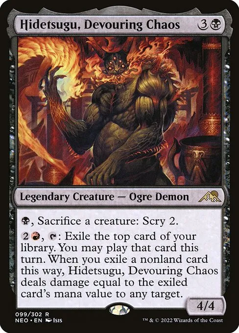 Hidetsugu, Devouring Chaos — Kamigawa: Neon Dynasty