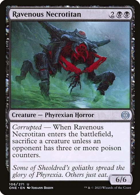 Ravenous Necrotitan — Phyrexia: All Will Be One