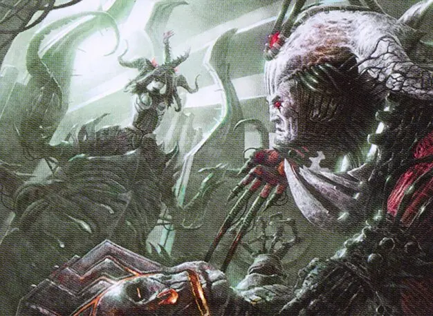 Art detail — Sheoldred's Edict