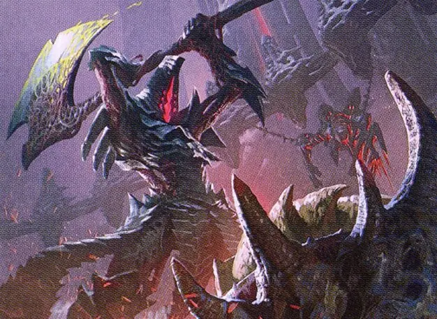 Art detail — Sheoldred's Headcleaver