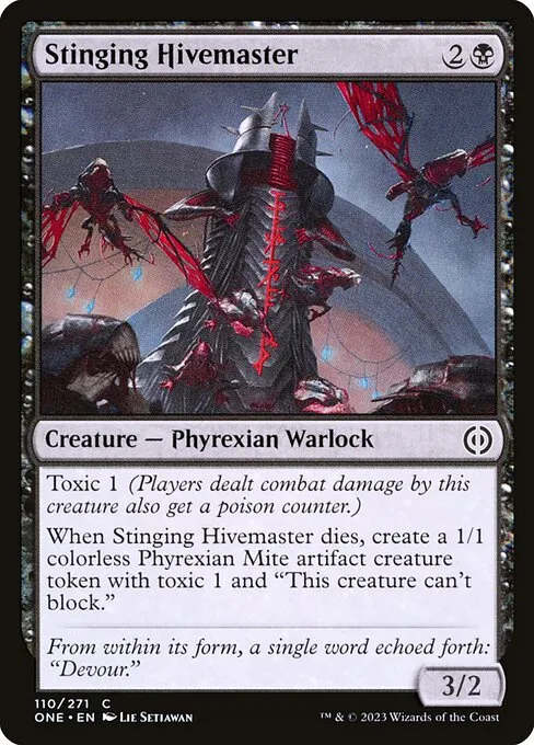 Stinging Hivemaster — Phyrexia: All Will Be One