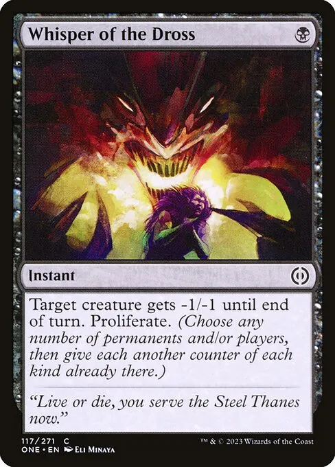 Whisper of the Dross — Phyrexia: All Will Be One