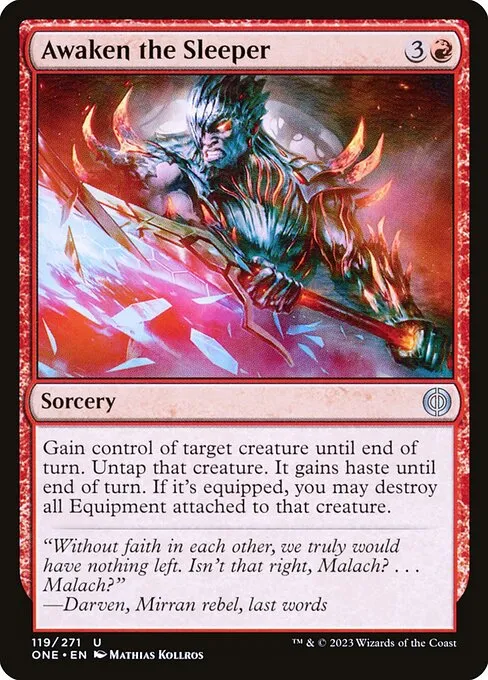 Awaken the Sleeper — Phyrexia: All Will Be One