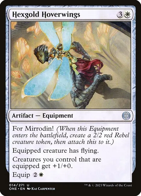 Hexgold Hoverwings — Phyrexia: All Will Be One