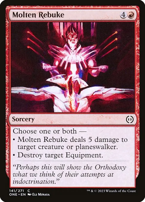 Molten Rebuke — Phyrexia: All Will Be One