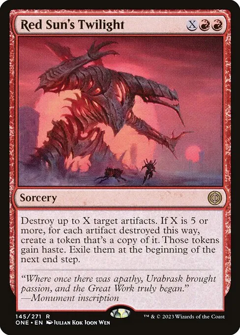 Red Sun's Twilight — Phyrexia: All Will Be One